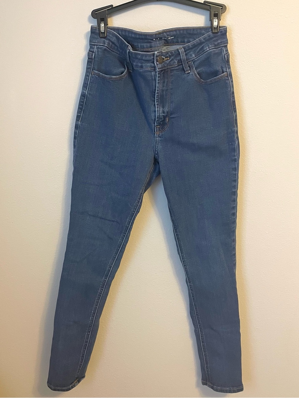 Old Navy - Women's High- Rise Super Skinny Jeans in Medium Blue Wash - Size 8